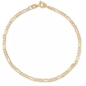 14k Gold Figaro Bracelet